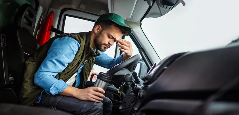 Accidents more likely with truckers who drink lots of coffee