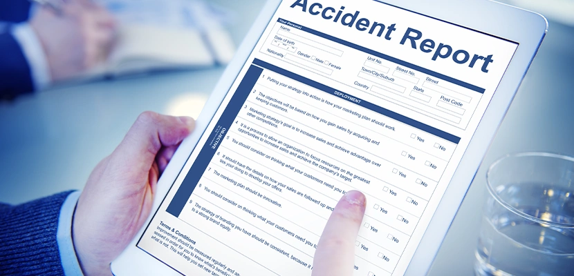 How do police reconstruct an accident?