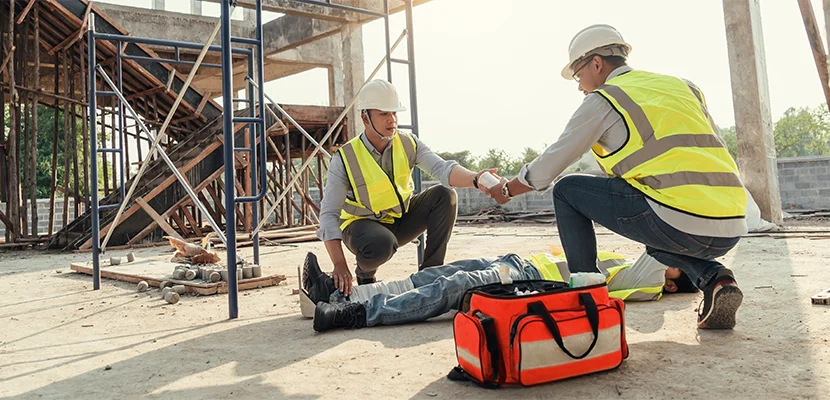 Who may be legally responsible for a construction site accident?