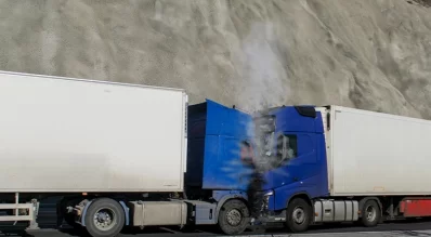 What to do after a collision with a truck