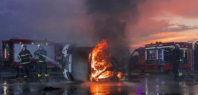 Can burn injuries happen in car accidents?