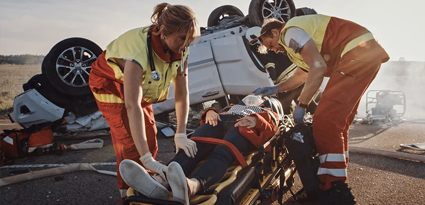 A spiral fracture caused by a crash can prove catastrophic